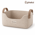 pheksi Soft Pet Toy Storage Basket with Handles — Product overview
