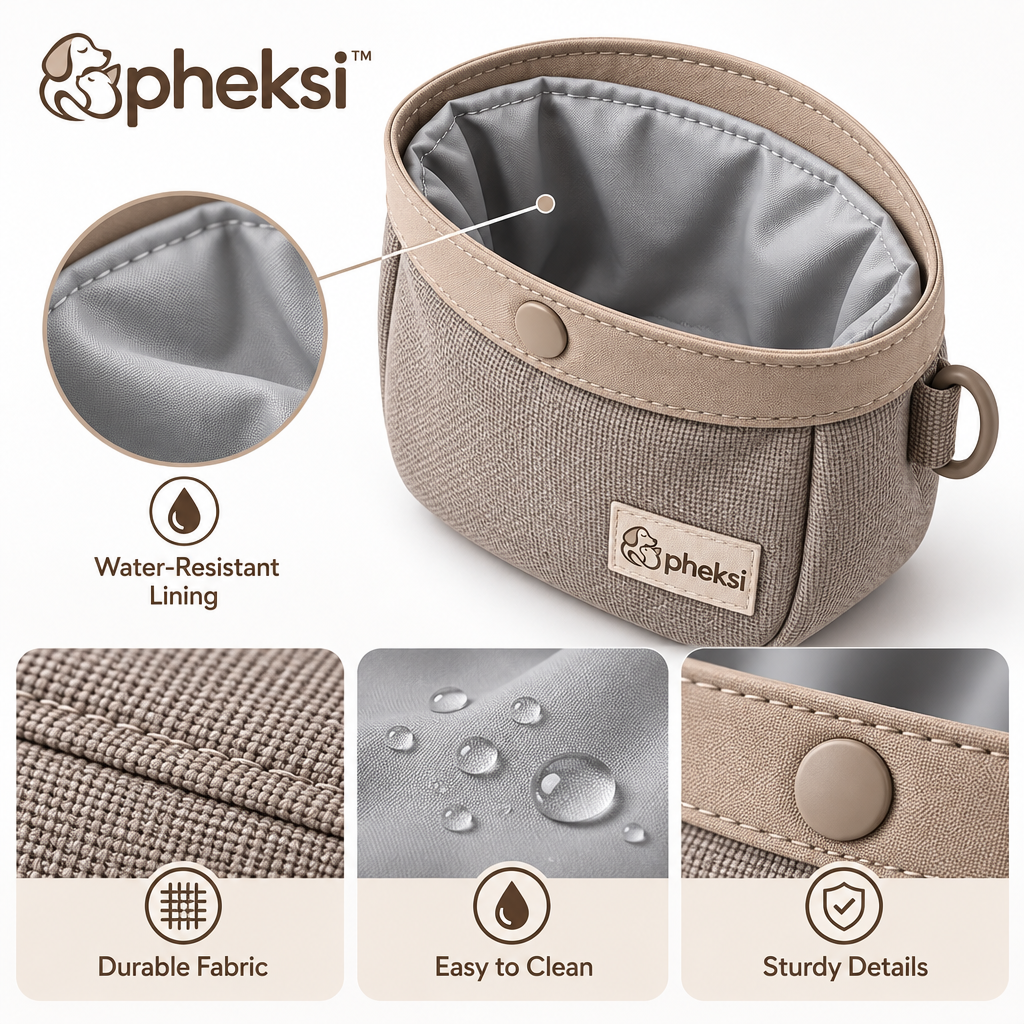 pheksi Compact Dog Treat Training Pouch — Design details