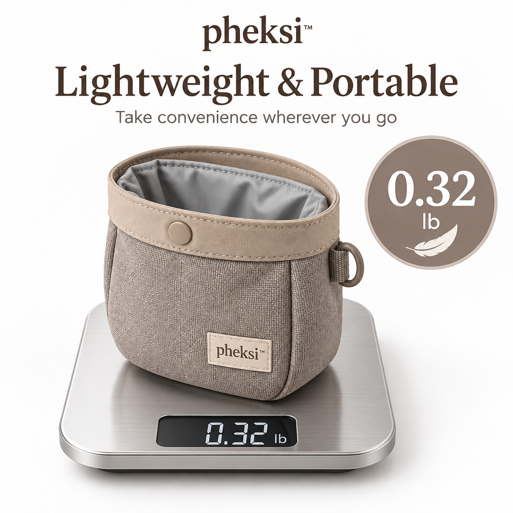 pheksi Compact Dog Treat Training Pouch — Weight guide