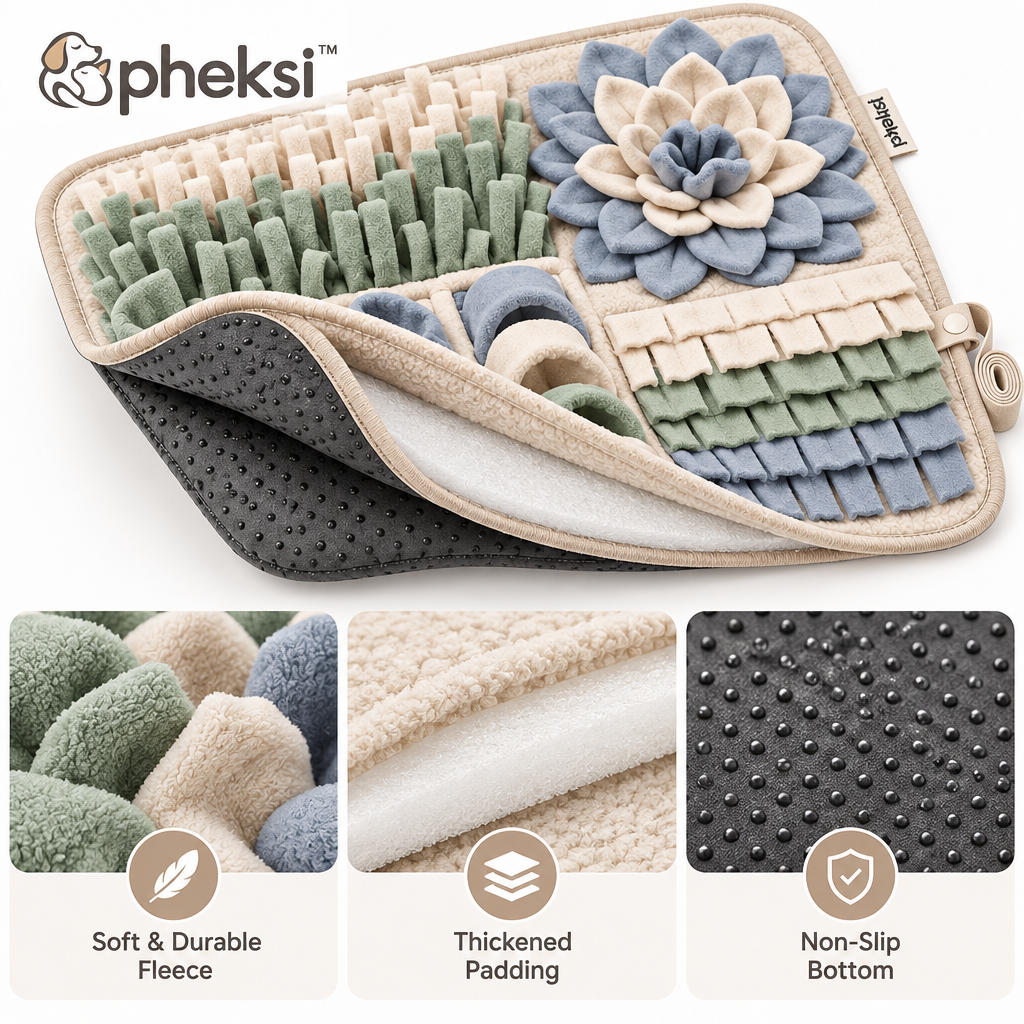 pheksi Floral Snuffle Mat for Dogs — Design details