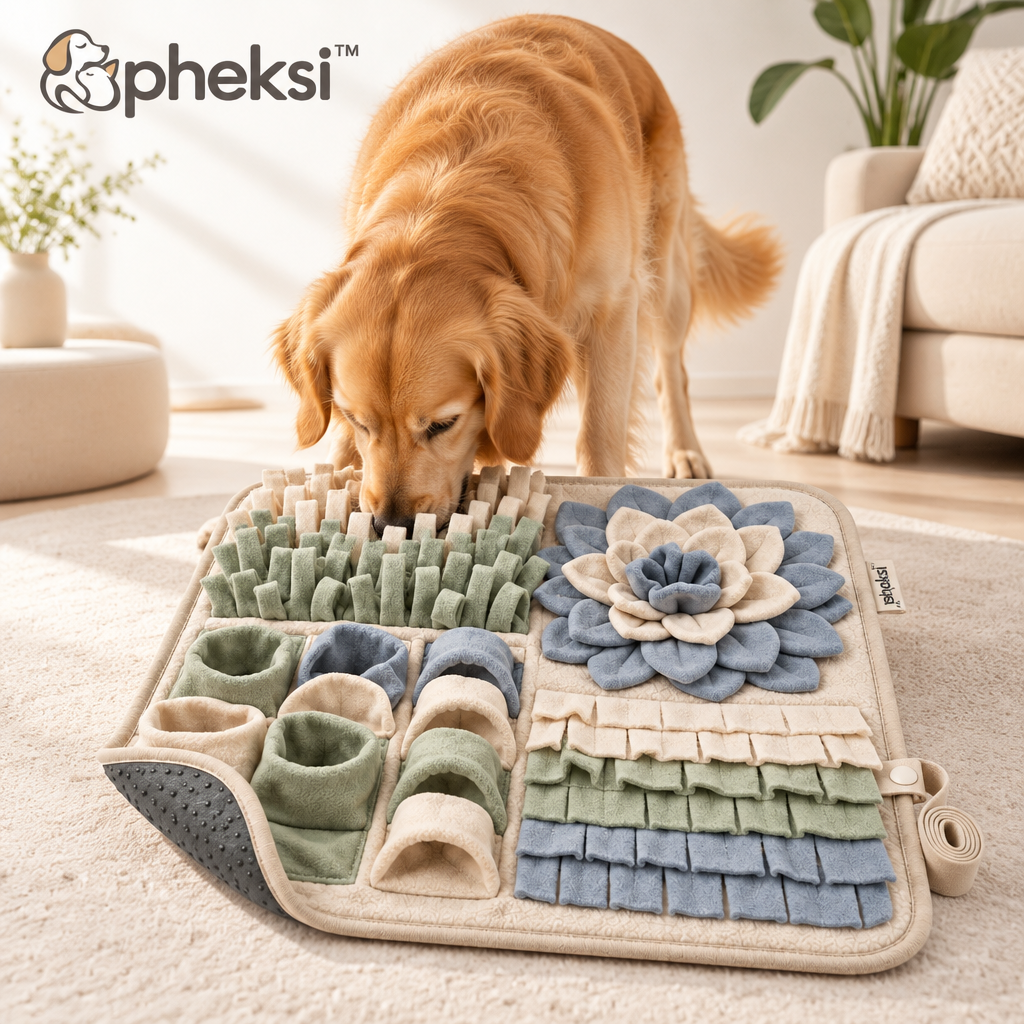 pheksi Floral Snuffle Mat for Dogs — In everyday life