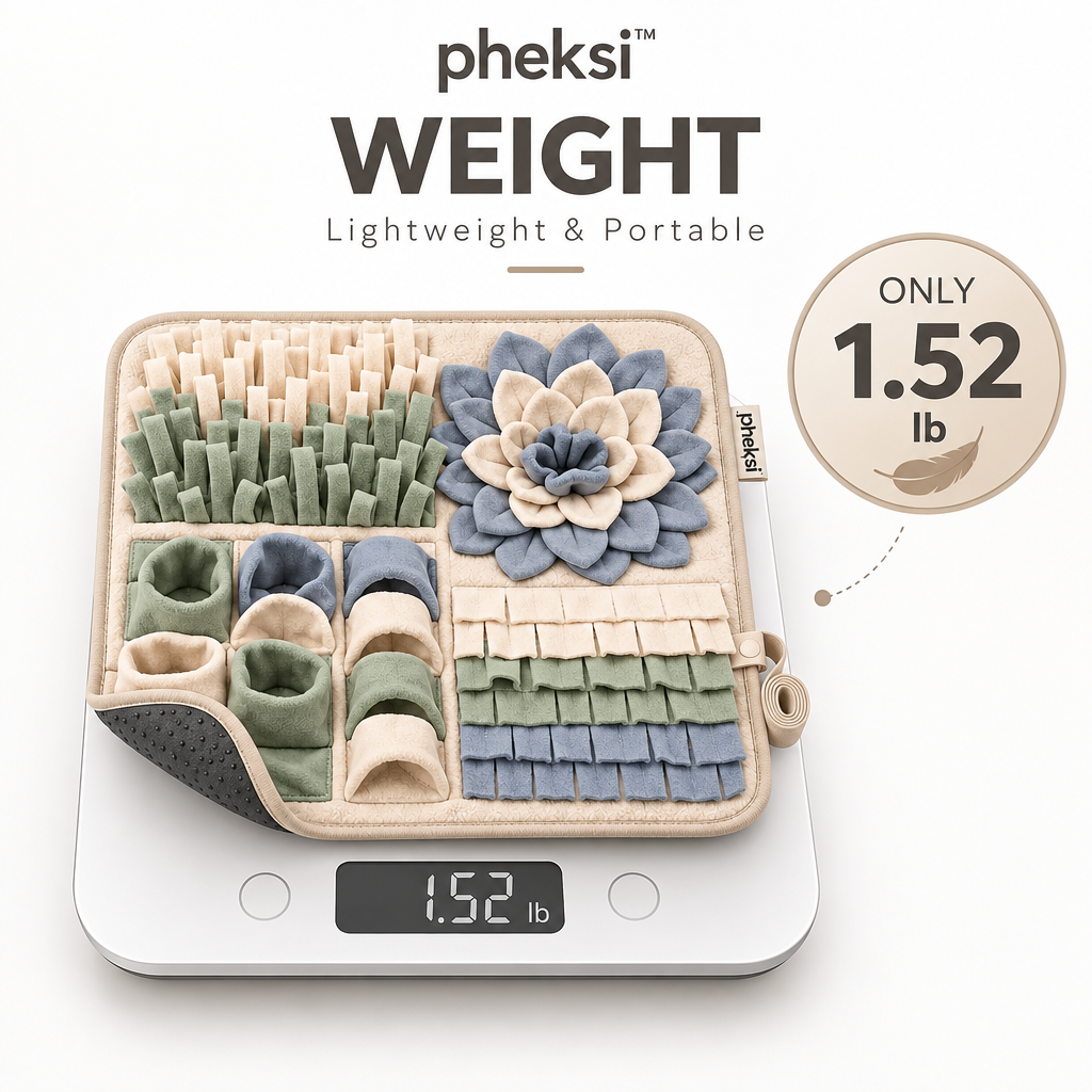 pheksi Floral Snuffle Mat for Dogs — Weight guide