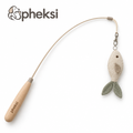 pheksi Cat Teaser Wand with Fish-Shaped Lure — Product overview